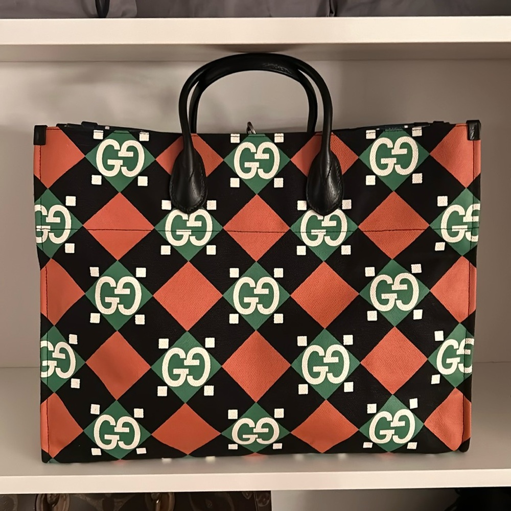 Authentic Gucci GG Large Tote